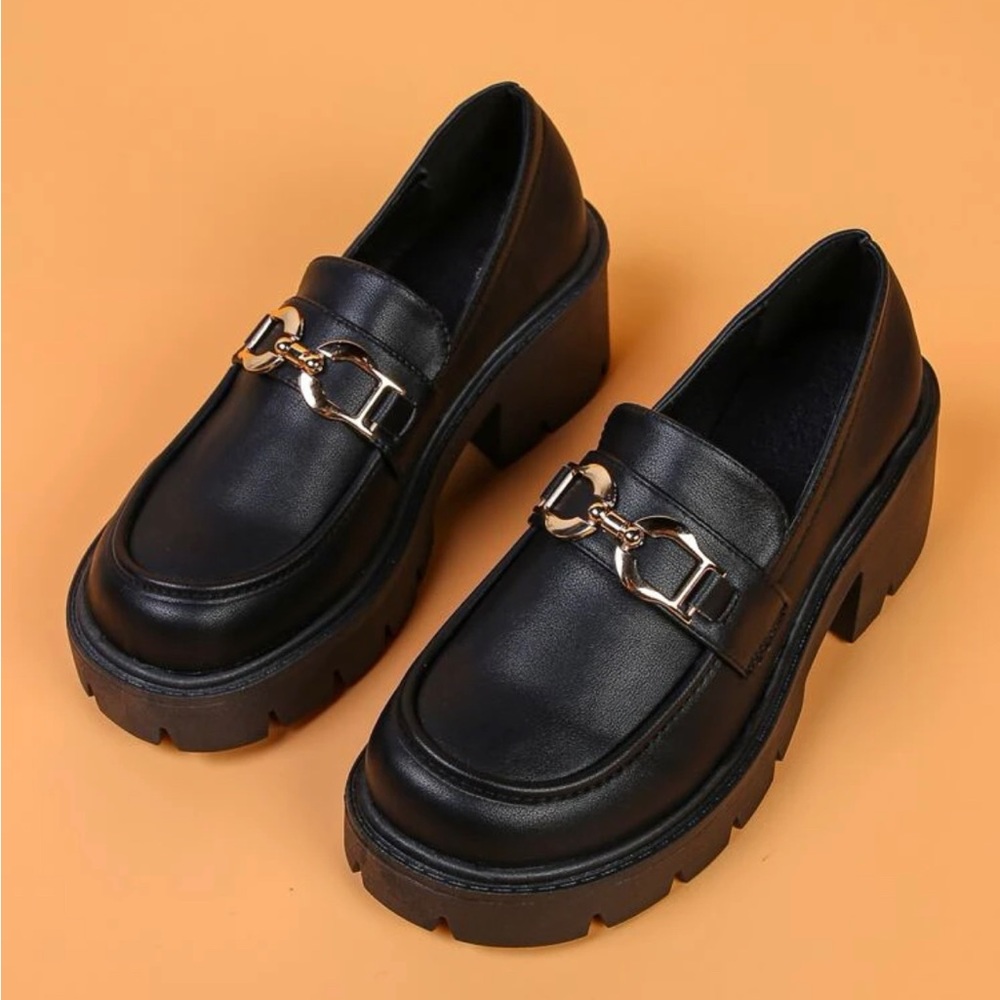 SHEIN Platform Loafers